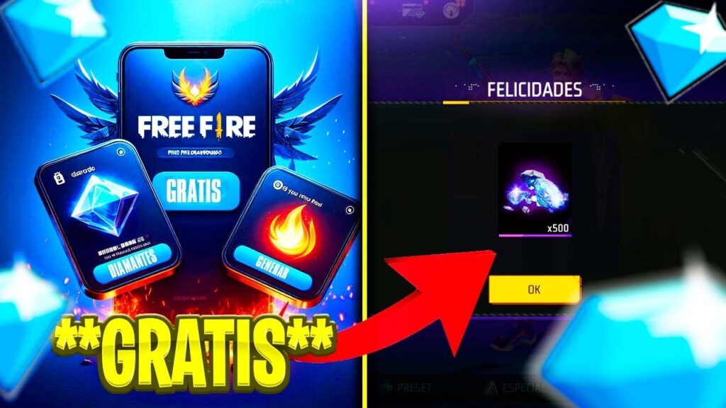 Cómo Conseguir 1000 Diamantes Gratis en Free Fire » ¡LEGAL!